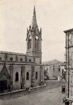 L'église d'Aubière vers 1950